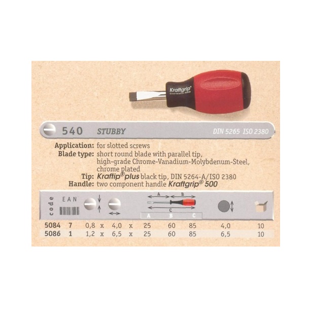 ODVIJAČ KG540-08x4x25 - 