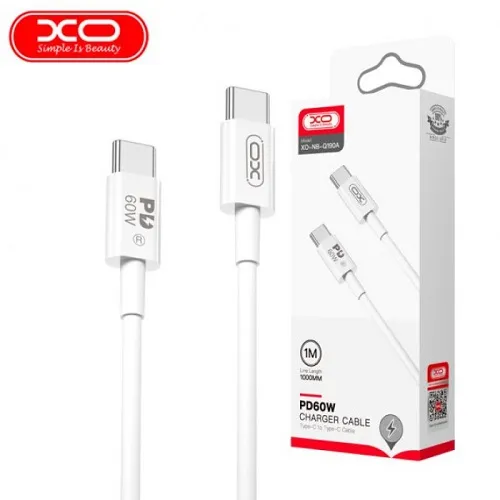 USBc-USBc NB-Q190A KABL 1M - xo-kabl-nb-q190a-type-c-na-type-c-60w-1m-beli-4426