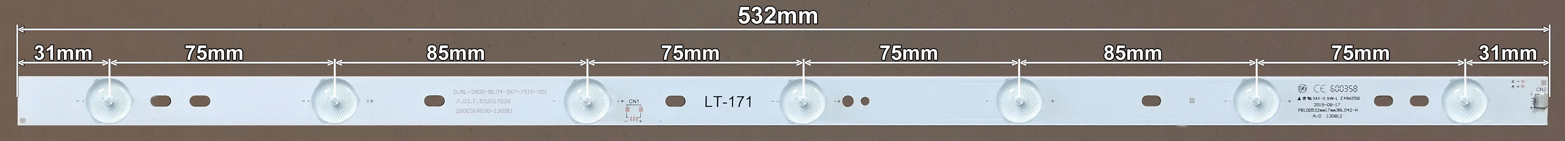 LED BAR-VIVAX28 - lt171-led-traka-za-vivax-28-532mm