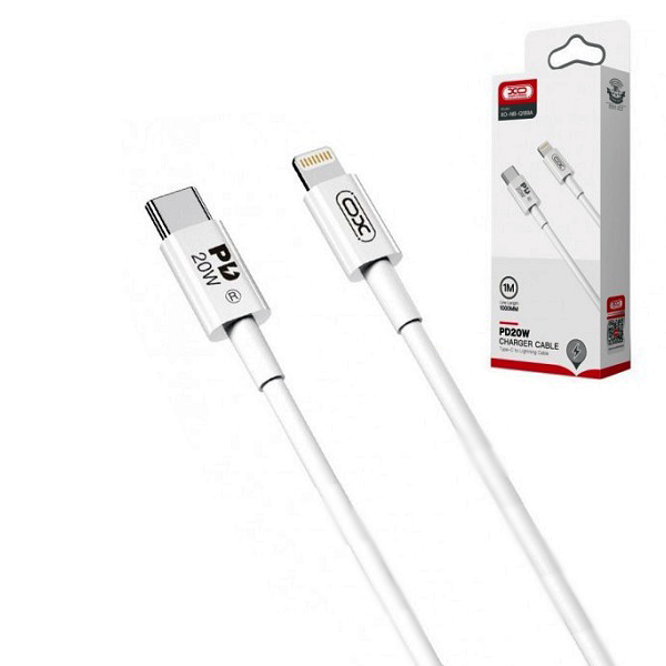 USBc-IPHON NB-Q189A KABAL 1M - xo-kabl-nb-q189a-type-c-na-lighting-20w-1m-4425
