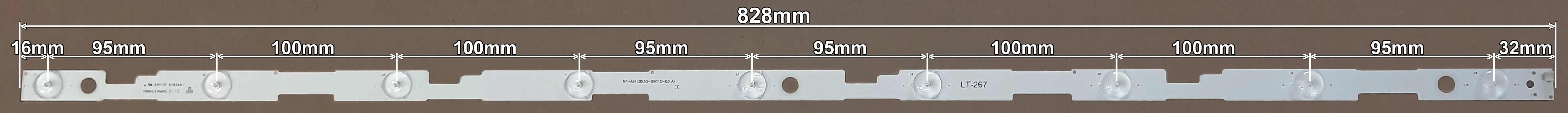 LED BAR-SHARP43LC - lt267-led-traka-za-sharp-43-828mm