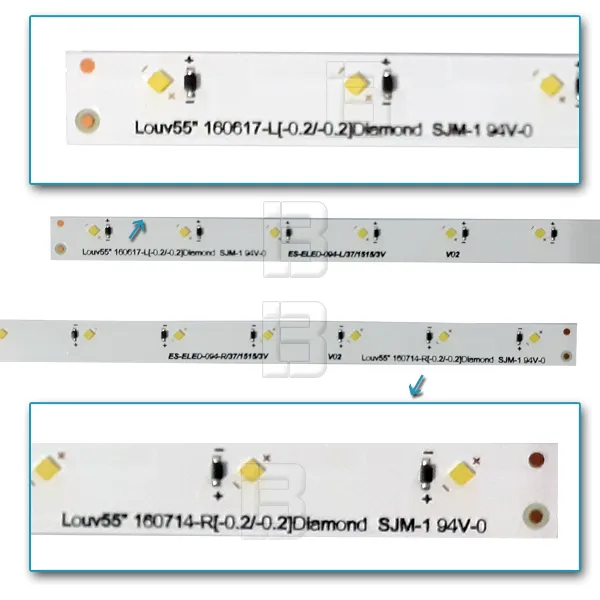 LED BAR-SAMSUNG55LR - louv55-1607-r-l-diamond