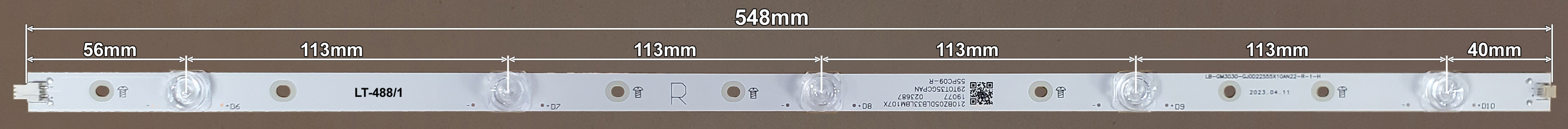 LED BAR-PHILIPS55-2 - lt488-led-traka-za-philips-55-2-r-548mm