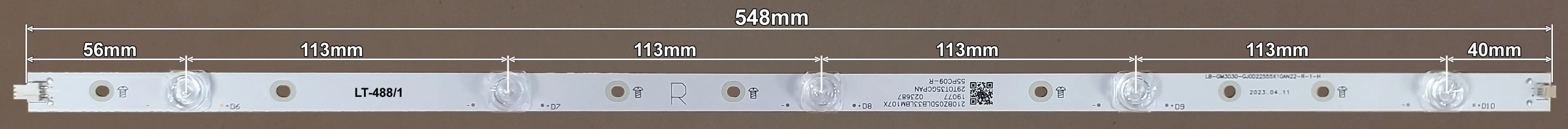 LED BAR-PHILIPS55-2 - lt488-led-traka-za-philips-55-2-r-548mm