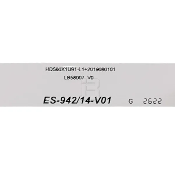 LED BAR-HISENSE58A - hd580x1u91-l1-2019080101-lb58007