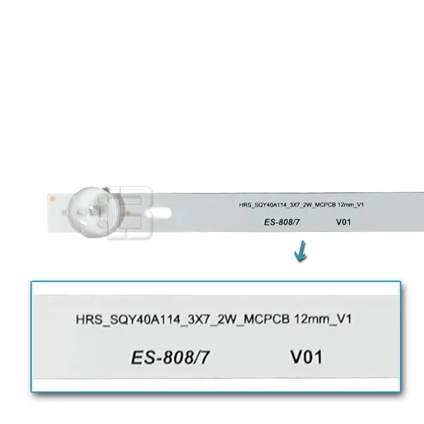 LED BAR-VIVAX406 - hrs_sqy40a114_3x7_2w_mcpcb-12mm_v1