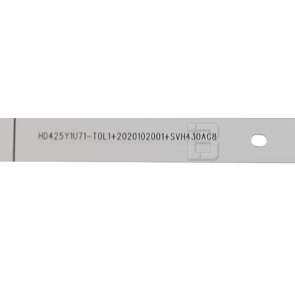 LED BAR HISENSE43A6 - hd425y1u71-t0l1+2020102001+svh430ag8