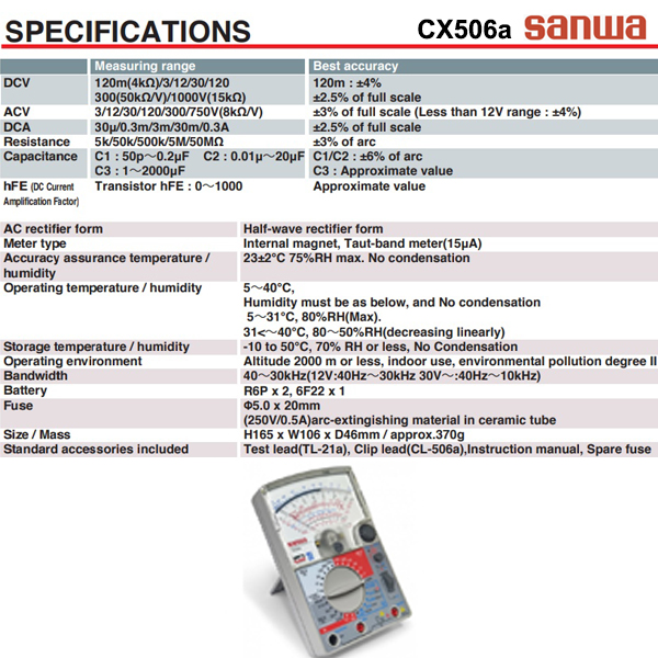 INSTRUMENT CX506a - 