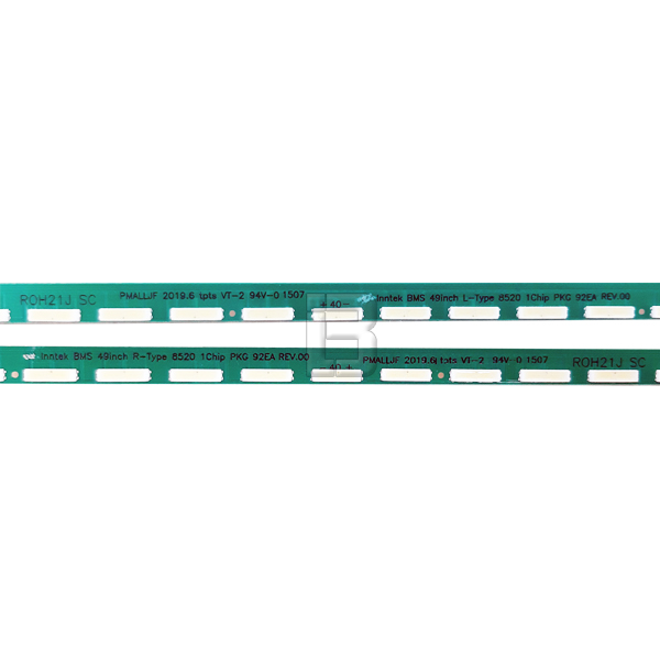 LED BAR-LG49EDGE - INNTEK-BMS-49-R-L-TYPE-8520-1CHIP-PKG-92EA-REV00