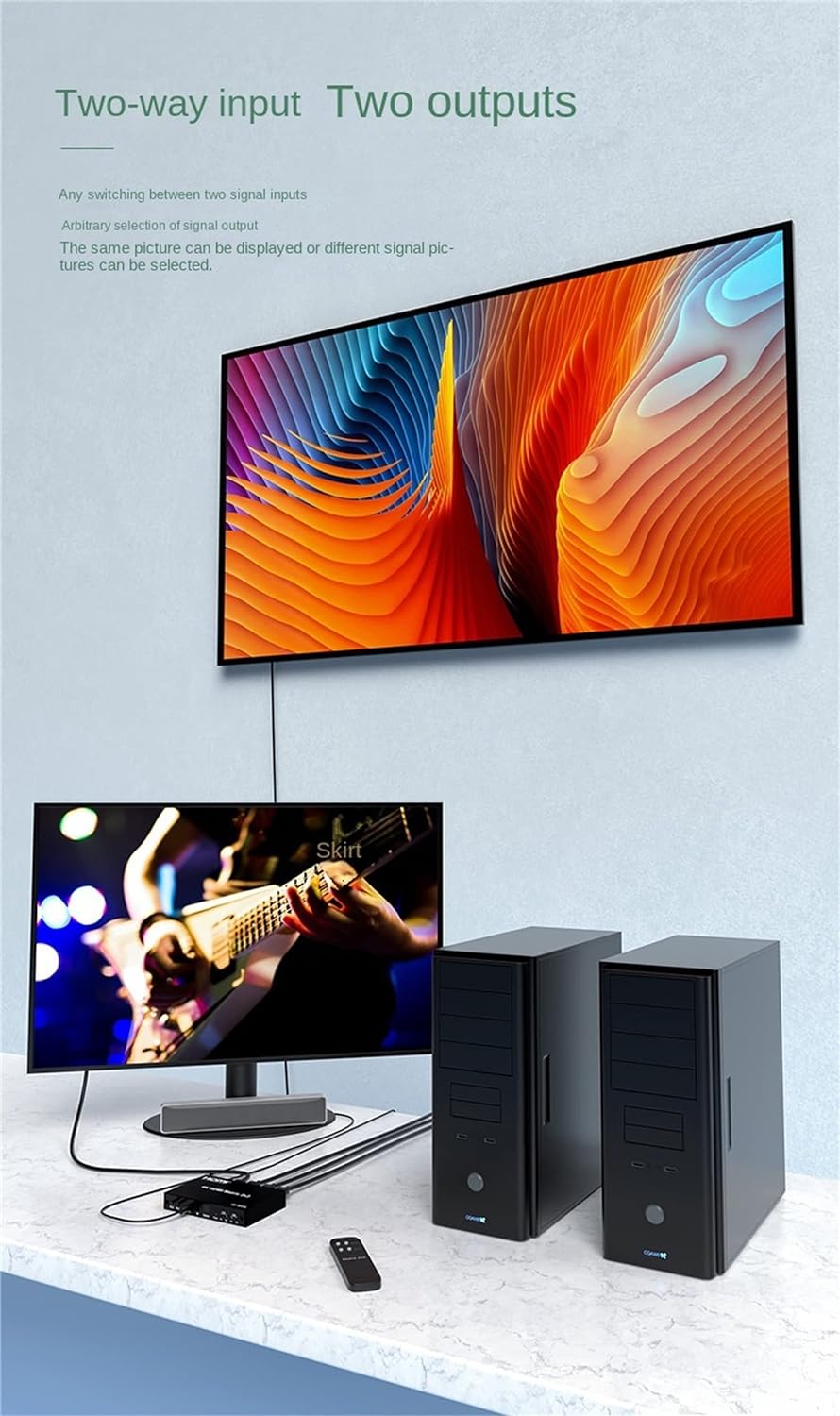 HDMI SPLITER 2x2 - hdmi-matrix-kettz-4k-60hz-2x2-hm-k252-4593_3