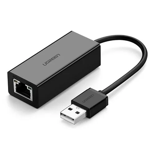 USB 2.0-RJ45 ADAPTER BLACK