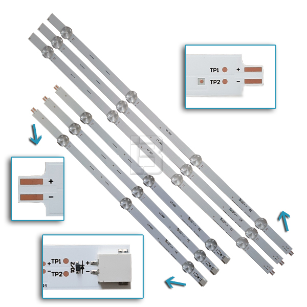 LED BAR-GRUNDIG43VL - pozadinsko osvetljenje grundig