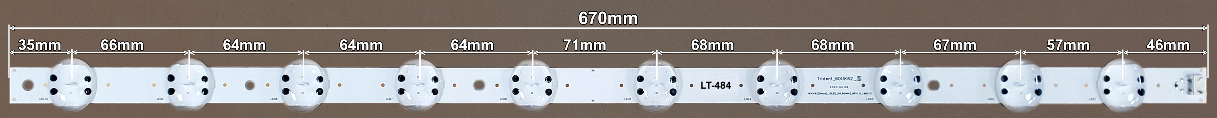 LED BAR-LG60UK62 - lt484-led-traka-za-lg-60uk62-670mm