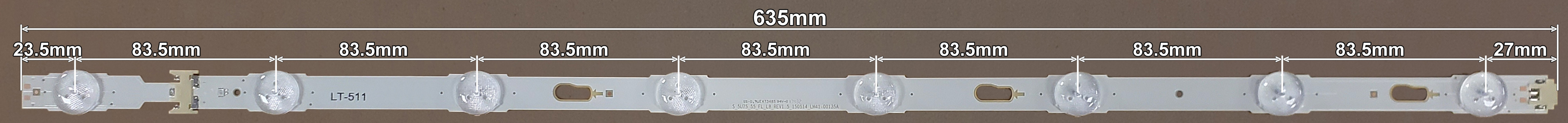 LED BAR-SAMSUNG55UE - lt511-led-traka-za-samsung-55-a8-635mm