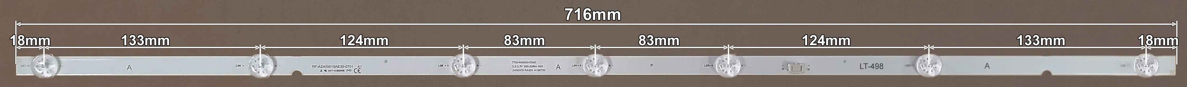 LED BAR-TESLA40S - lt498-led-traka-za-tesla-40-1-a-716mm