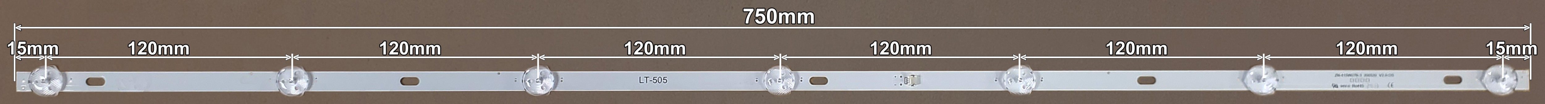 LED BAR-FOX42DLE - lt505-led-traka-fox-43-11-750mm