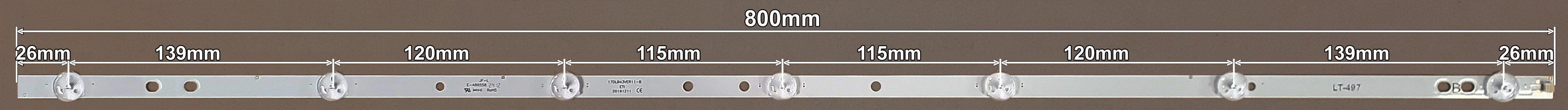 LED BAR-VOX43AB1 - 