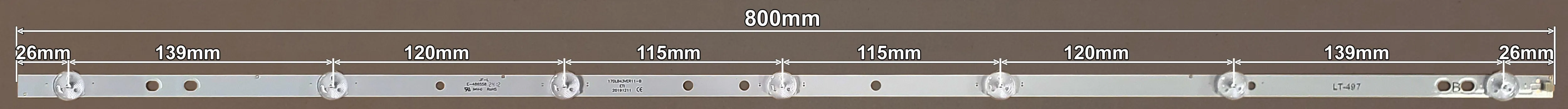 LED BAR-VOX43AB1 - 