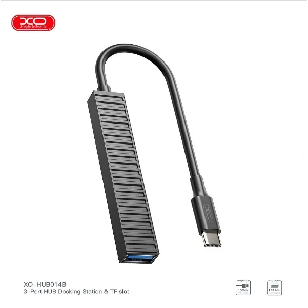 USBc-HUB014B - xo-hub-type-c-na-usb3-0-usb2-0-2-tf-hub014b-4774_1