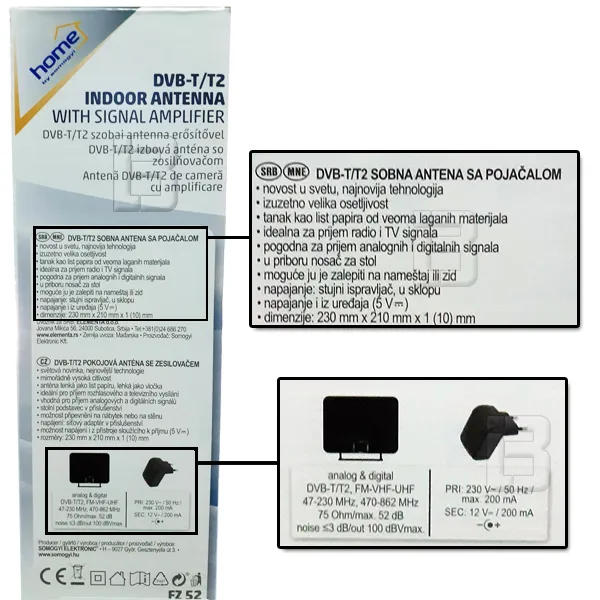 ANTENA FZ52 - antena-dvb-t-t2-uputstvo