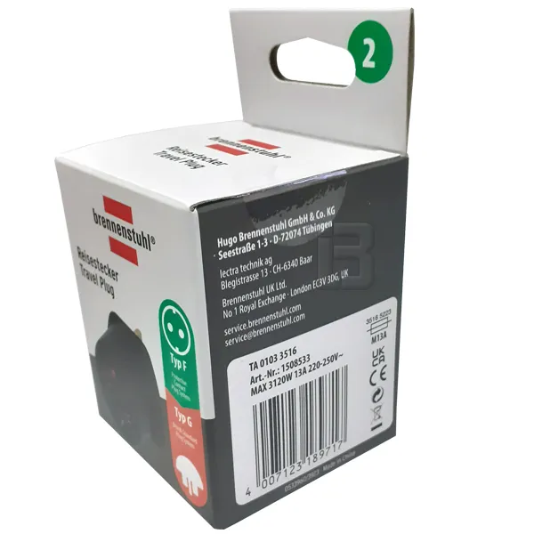 AC 220/220-EUR-GB STRUJNI ADAPTER - g-tip-strujni-adapter