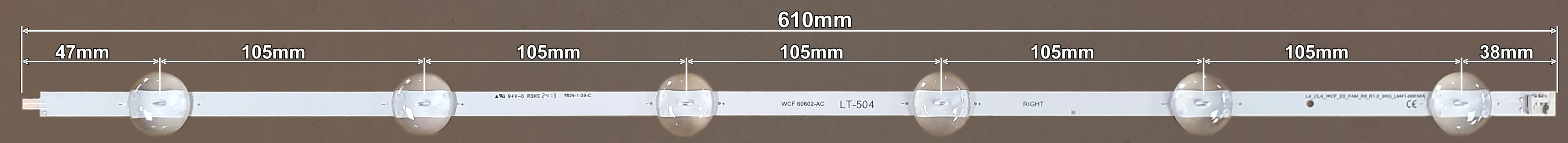 LED BAR-GRUNDIG55GDU - led traka za grundig 55 tv