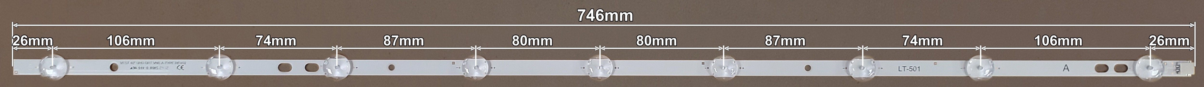 LED BAR-VOX40DSW - lt501-led-traka-za-vox-40-1-a-746mm