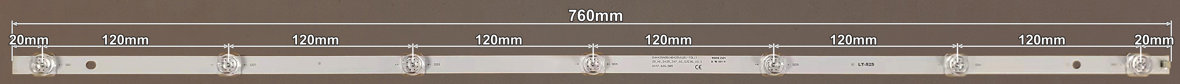 LED BAR-HISENSE43-5 - lt525-led-traka-za-hisense-43-5-760mm