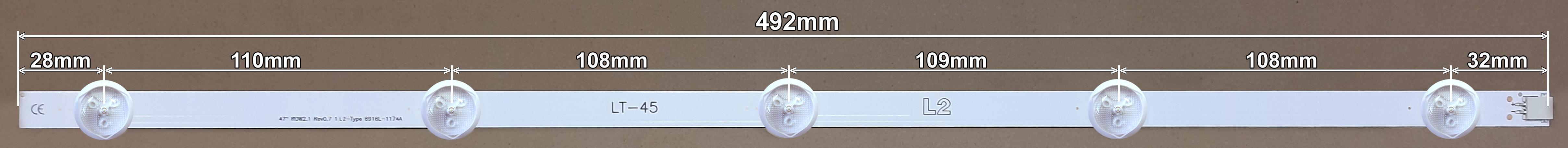 LED BAR-LG47 - 
