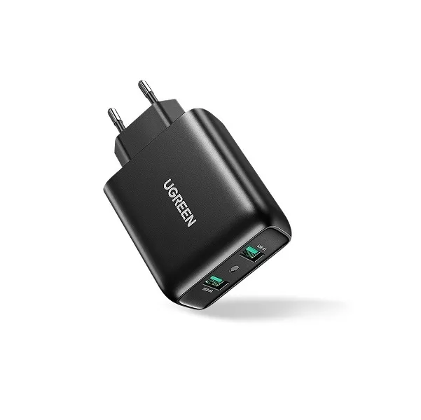 PUNJAČ KUĆNI USB-CD161 - ugreen-cd161-usb-brzi-punjac-3-0-2xusb-36w