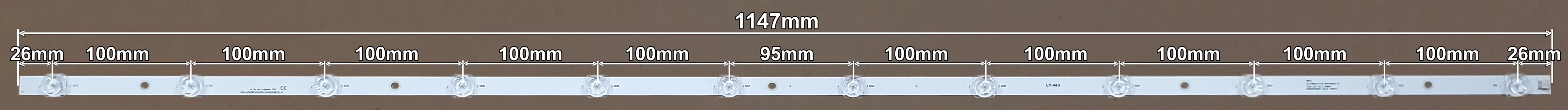 LED BAR-ALPHA58 - pozadinsko osvetljenje alpha 