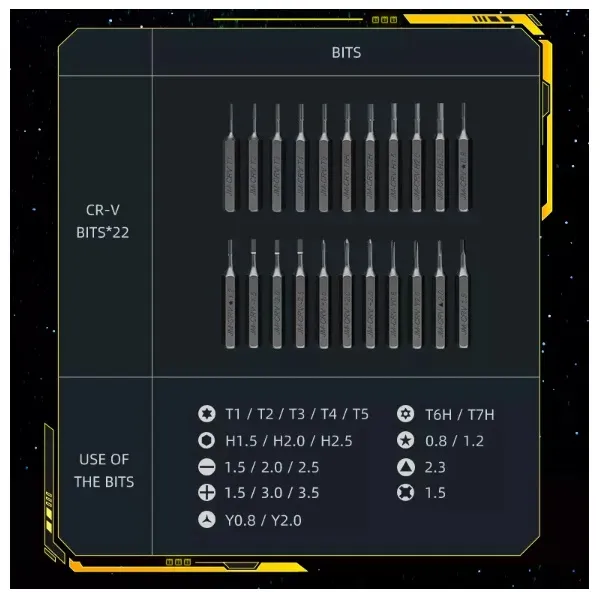 SET ALAT JM-8185 - odvijac-jm-8185-bitovi