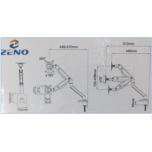 MONITOR NOSAČ TVD-030 - m8-nosac-monitora-dimenzija