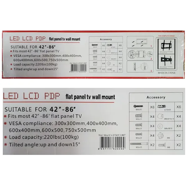 TV NOSAČ TVD-034 42-86 - tvd034-tv-nosac-fiksni-vesa