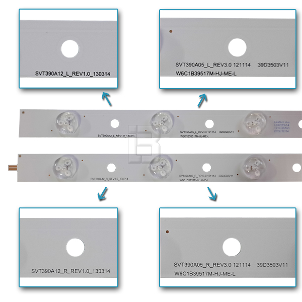 LED BAR-TOSHIBA39L - svt390a