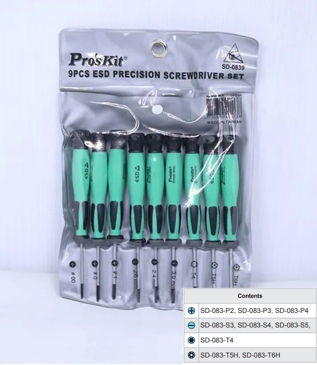 SET ODVIJAČA SD-0839 - set srafcigera