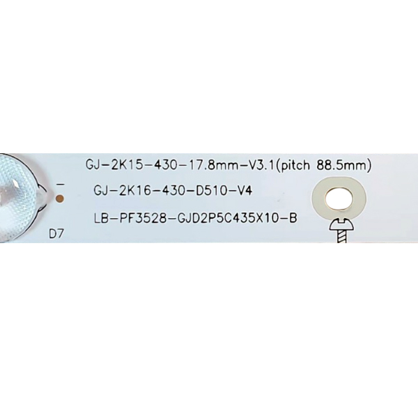 LED BAR-PHILIPS43-4 - gj-2k15-430-gj-2k16-430-lb-pf3528-gjd2p5c435x10-b