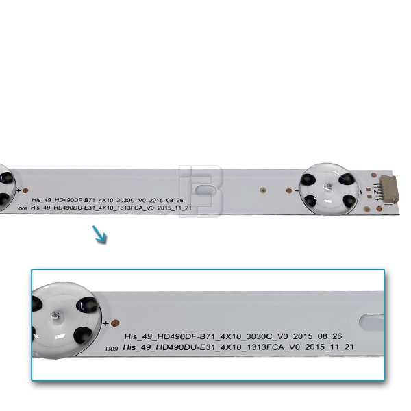 LED BAR-HISENSE H49M - His_49_HD490DF-B71_HD490DU-E31