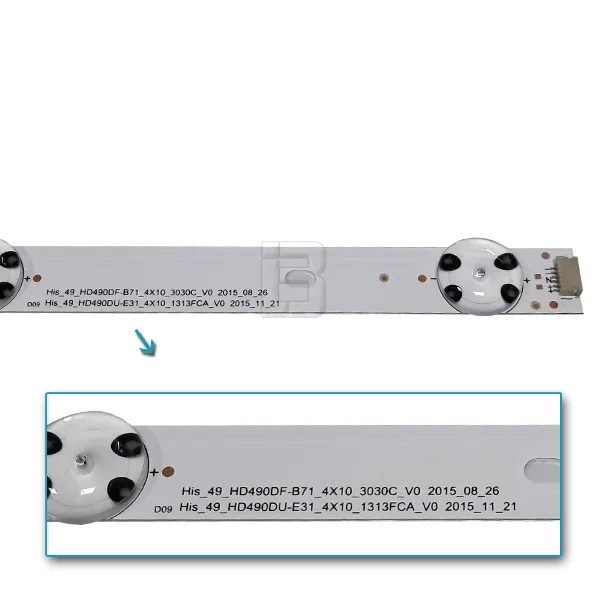 LED BAR-HISENSE H49M - His_49_HD490DF-B71_HD490DU-E31