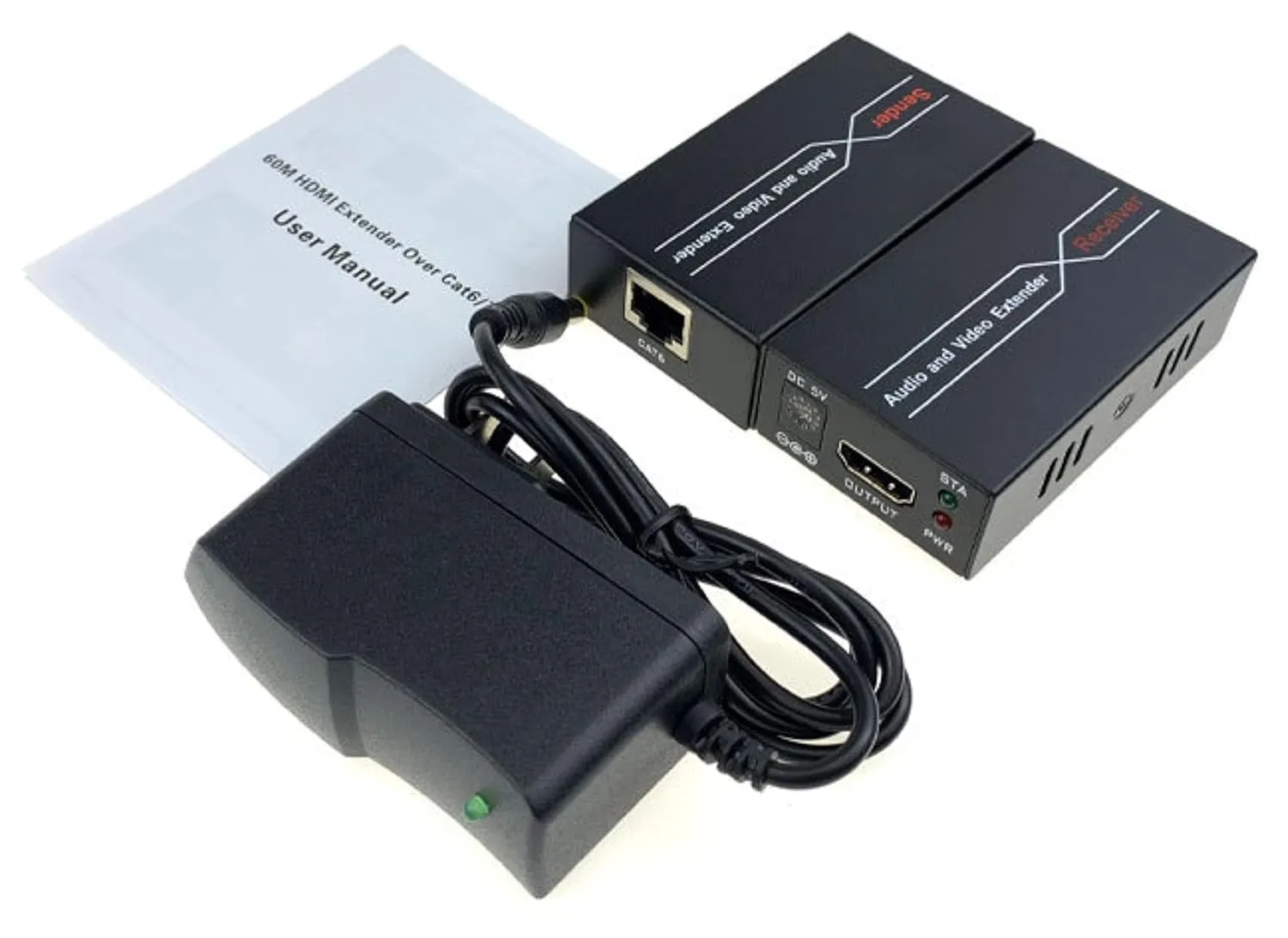HDMI EXTENDER HEX-K60 - kettz-hex-k60-1080p-hdmi-extender-60m-5040_1
