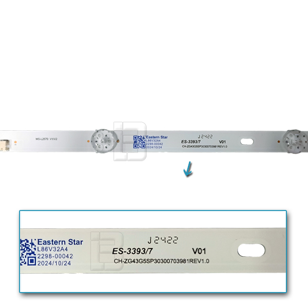 LED BAR-ALPHA43G7 - ch-zg43g5sp30300703981rev1.0