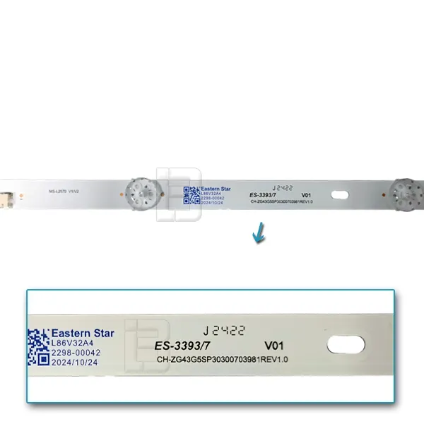 LED BAR-ALPHA43G7 - ch-zg43g5sp30300703981rev1.0