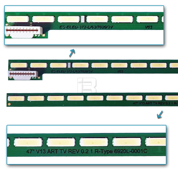 LED BAR-PHILIPS 47PFL - 47-v13art-tv-rev-r-type-6920l-0001c