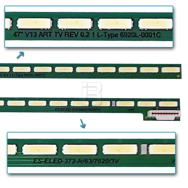 LED BAR-PHILIPS 47PFL - 47-v13art-tv-rev-l-type-6920l-0001c