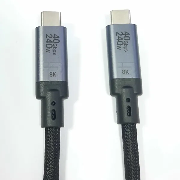 USBc-USBc 100W 0.5m thunderbolt - usb-tip-c-kabl-240w-40gpbs