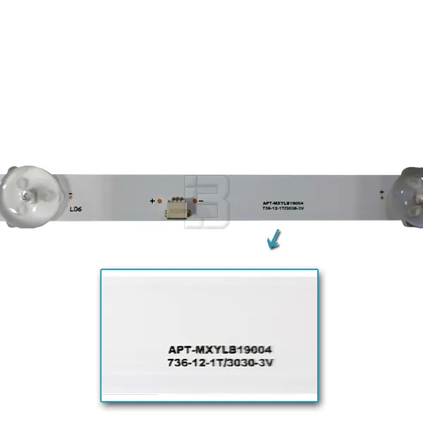 LED BAR-TESLA40-2 - apt-mxylb19004-736-12-1t-3030-3v