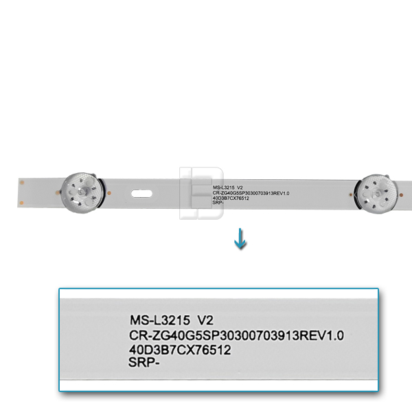 LED BAR-ALPHA40G - ms-l3215-v2-cr-yg40g5sp30300703913rev1.0-40d3b7cx76512-srp