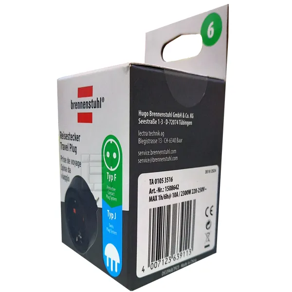 AC 220Sch-220šuko STRUJNI ADAPTER - putni-adapter-za-svajcarsku