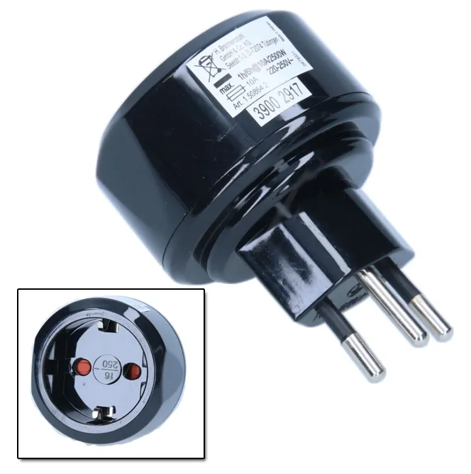 AC 220Sch-220šuko STRUJNI ADAPTER - adapter-svajcarska