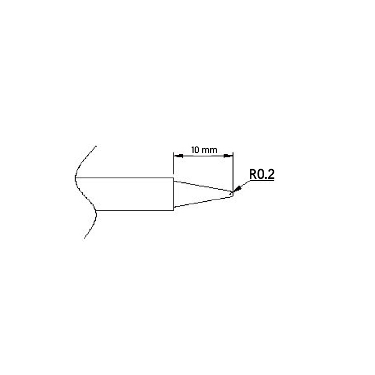 LEMNI VRH ZD-8962 0.2mm - vrh spic za lemilicu zd-8962